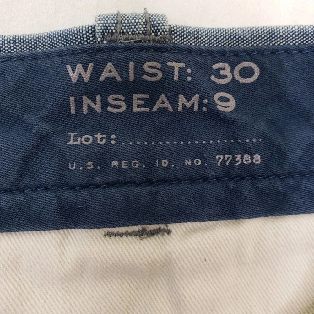 J Crew Men's Stanton Chino Shorts VGC - Picture 8 of 9